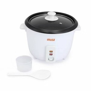 lot 3407 image: IMUSA 5 Cup Rice Cooker White