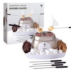 lot 3423 image: $59 Sharper Image Electric Tabletop Smores Maker, 6-Piece Set