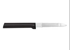 lot 3457 image: Rada Cutlery Grapefruit Knife, 7-Inch, Black Handle