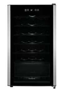 lot 8 image: Frigidaire 19.3-in W 34 -Bottles Black Freestanding Indoor Wine Cooler - Retail $570