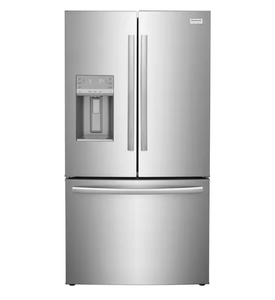 Frigidaire Stainless Steel French Door Refrigerator with Ice and Water Dispenser - Retail: $3,000