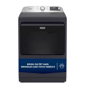 lot 17 image: Maytag Top Load Electric Dryer with Digital Controls - Retail $1,200