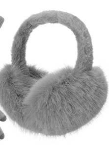 lot 815 image: TOBEHIGHER Ear Muffs for Winter Women, Foldable Earmuffs Faux Furry Soft Ear Warmer Covers Headband Cold Weather - Retail $10