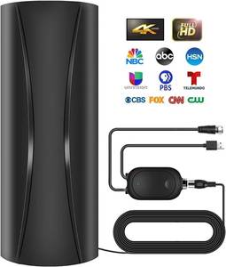 lot 837 image: 3000 Miles Range TV Antenna, Strongest Digital TV Antenna Indoor Outdoor with Amplifier Signal Booster, HD Antenna for Local Channels for Smart TV and Old TVs-38ft Long Coax Cable - Retail $64