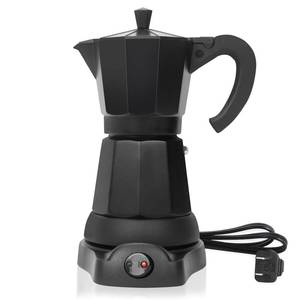 LAOION Cafetera Espresso Maker, 6 Cup Portable Coffee Machine, 300ml Portable Cafeteras Electricas Modernas, Electric Moka Pot with Detachable Base & Overheat Protection, Coffee Gift for Home Travel - Retail: $211