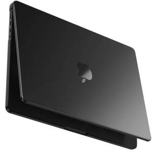 lot 871 image: BlueSwan Matte Case for MacBook Pro 14 M5 M4 M3 M2 M1 ProMax 2026-2021, Compatible A3426 A3427 A3434 A3401 A3112 A2992 A2918 A2779 A2442, Hard Shell Protective Cover, Space Black Clear - Retail $20