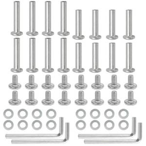 lot 873 image: Qjaiune 16PCS Inline Skate Wheels Screws, 6mm OD Roller Skate Bearings Screws 30mm & 35mm Skate Wheel Socket Screw, Roller Blades Replacement Skate Hardware Skate Wheel Axles Socket Screws - Retail $8