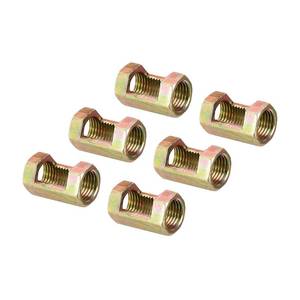 lot 877 image: PATIKIL 14-18 Hex Coupling Nut, 6 Pack Female Thread Connector 30mm Hexagonal Sleeve Nut Rod Bar Stud Tube Joint Hardware for Lamp Repair DIY - Retail $10
