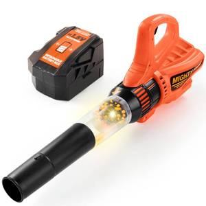 lot 903 image: JOVA lalalark Mighty Force Kids Leaf Blower, Kids Gardening Set with Realistic Sounds, Lights and Wind, Outdoor Toys for Toddlers 3-5, Role Play Toys, Toddler Birthday Gift - Retail $34