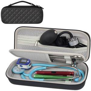 lot 932 image: Stethoscope Case Compatible with 3M Littmann Classic III Lightweight II S.E MDF Acoustica Deluxe Stethoscopes, Mesh Pocket for Blood Pressure Cuff and other Doctor & Nurse Accessories (Case Only) - Retail $14
