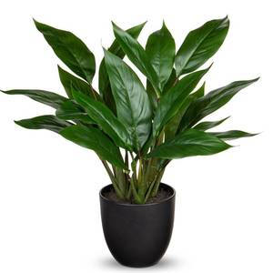 lot 944 image: GnFlus Fake Plants 17 Faux Plants Artificial Potted Plants Indoor Realistic Fake Cast Iron Plant Artificial Plants with Pot for Home Office Farmhouse Kitchen Bathroom Table Shelf Decor - Retail $29