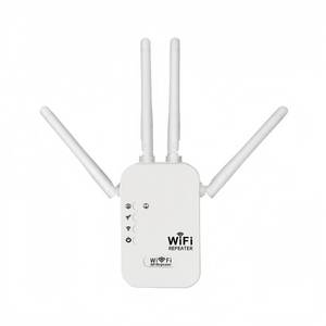 lot 962 image: 300Mbps WiFi Extender Signal Booster,WiFi Extender Dual Band for Home��New Gen 6X Faster Internet Booster Extender, WiFi Repeater Coverage up to 10K sq.ft and 65 Devices (White) - Retail $20