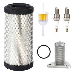 lot 981 image: DRIVE UP EZGO Tune Up Kit, EZGO Golf Cart Air Filter and Oil Filter Spark Plug for 2005-2009 TXT or 1996-Up ST 350 Gas Golf Carts - Retail $21