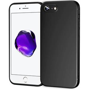lot 996 image: TENOC Phone Case Compatible with iPhone SE (2nd 2020 and 3rd 2022 Generation) & iPhone 7 & iPhone 8, Black Case Anti-Fingerprint Protective Bumper Matte Cover for 4.7 Inch - Retail $5