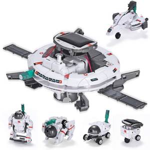 lot 18623 image: AESGOGO STEM Projects for Kids Ages 8-12, Solar Robot Toys 6-in-1 Science Kits DIY Educational Building Space Toy, Christmas Birthday Gifts for 7 8 9 10 11 12 13 Year Old Boys Girls Teens. - Retail $20