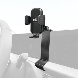 lot 18652 image: FICS Car Phone Holder for Kia EV6 2023 2024 2025 �� Custom-Fit Mount for Seamless Display Integration, Interior Accessories for Navigation Use, Stable Driving View - Retail $20