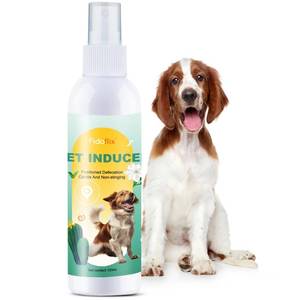 lot 18718 image: FidoFlix Go Here Potty Training Spray for Dogs Cats,Dog Pee Attractant Spray,Dog Training & Behavior Aids for Dogs Cats to Pee in One Spot,Prevent Your Pet from Soiling The Carpet,120ML - Retail $14