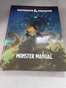 lot 18763 image: Dungeons & Dragons 5th Edition Monster Manual - Retail $35