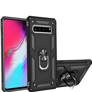 lot 18773 image: Anvzle for Samsung Galaxy S10 5G (Not Fit 4G) Case, Dual Layer Protective Heavy Duty Armor Rugged Military-Grade Protective��for Samsung Galaxy S10 5G Magnetic Kickstand Car Holder Phone Case Black - Retail $7