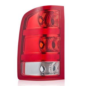 lot 18800 image: TUZILLA Tail Light for 2007-2013 GMC Sierra 1500 (SL, SLE, SLT, WT)-2007-2014 GMC Sierra 2500 3500 HD Tail lamp wbulbs and harness GM2800208 Driver Side(LH) - Retail $46