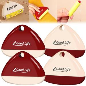 lot 18831 image: Good Life Lint Roller, Reusable Mini Lint Roller Pet Hair Remover, Portable Lint Roller, Washable Lint Roller, Portable Lint Remover for Clothes, Furniture, Dog & Cat Hair (4 Set) - Retail $13
