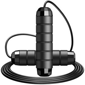 lot 18872 image: Jump Rope �� Tangle-Free High-Speed Skipping Rope with Ball Bearings for Men, Women & Kids, Adjustable Steel Wire Rope with Ergonomic Foam Handles, Exercise Equipment for Home Gym, Fitness & Slim Body - Retail $8