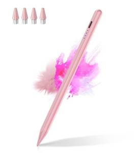 lot 18890 image: CMARS Active Stylus Pen for Touchscreen, Universal Tablet Pencil for Apple iPadiPhoneSamsungHuaweiXiaomiAndroid and More Devices, Rechargeable Digital Pens with Magnetic Function - Pink - Retail $10