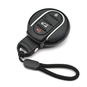 lot 18892 image: MECHCOS Compatible with Mini Cooper Clubman Countryman F54 F55 F56 F57 F60 3 4 Buttons Black TPU Key Fob Cover Case Remote Holder Protector Accessories - Retail $10