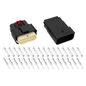 lot 18938 image: ECSiNG 1 Set 16 Pin Wire Connector Automotive Lamp Light Connector Model MX150 16pin Male Female Connector with Terminals Compatible with Molex - Retail $13