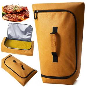 lot 18944 image: 270° Opening BBQ Blanket for Resting Meat, Insulated Leak-Proof Meat Resting Bag for Brisket Turkey Pork, Smoker Accessories for Kitchen Party Camping , Anniversary Birthday Gift for Men Dad Husband - Retail $27