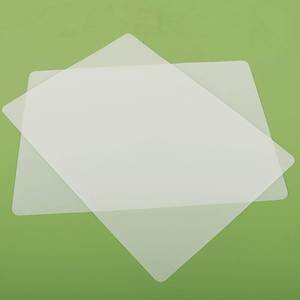 lot 18955 image: Large Silicone Mats for Kitchen Counter 14�� x 20��(1mm) Clear Non-slip Waterproof Countertop Protector Liner - Non-Stick Baking Mat - Heat Resistant Placemat for Pastry Translucent (2Pack) - Retail $20