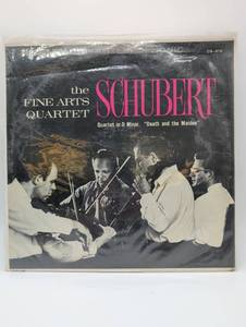 lot 67273 image: Fine Arts Quartet Schubert Death and the Maiden LP Record