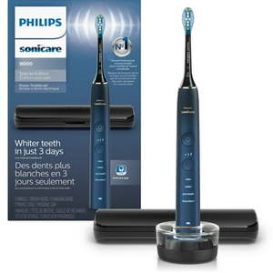 lot 3551 image: Philips Sonicare 9000 Special Edition Rechargeable Toothbrush  Blue Black  HX991192 - Retail $245
