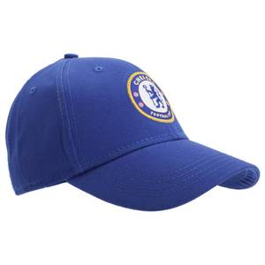 lot 3560 image: Chelsea FC Unisex Official Football Crest Baseball Cap (One Size) (Blue) - Retail $26