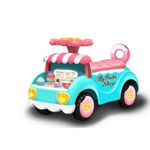 lot 3608 image: Up and Grow Bake Shop Pedal and Push Car - Retail $40