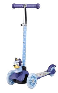 lot 3611 image: Bluey Mini 3D Kids Kick Scooter with Character Design - Retail $35