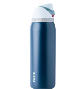 lot 3629 image: Owala 40oz FreeSip Stainless Steel WaterBottle - Navy Nights - Retail $40