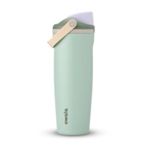 lot 3697 image: Owala 30oz Stainless Steel FreeSip Sway - Eucalyptus - Retail $35