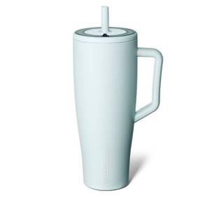 lot 3698 image: BruMate Era 40oz 100% Leak-Proof Straw Tumbler - Blue Agave - Retail $45