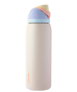 lot 3731 image: Owala 40oz FreeSip Stainless Steel WaterBottle - Sandy Shores - Retail $40