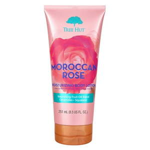 lot 3846 image: Tree Hut Moroccan Rose Moisturizing Body Lotion  8.5 oz - Retail $10