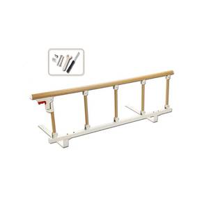 lot 3853 image: Mybow Bed Rail, Bedside Guard Rails for Elderly, Adults Safety Railing, Collapsible Bed Transfer Support Rail, Prevent Falling Medical Bedside Assist Handle for Twin King Queen Full Platform Beds - Retail $68