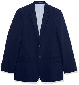 lot 3863 image: Izod Boys Bi-Stretch Blazer Jacket Suit, Bank Blue, 20 - Retail $67