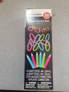 lot 21049 image: Celebrate 20 Piece Glow Party Set