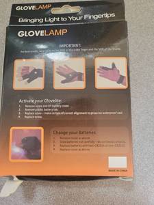 lot 21065 image: Glovelamp LED Finger Light Gloves