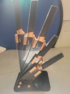Elabo Professional Knife Set with Stand