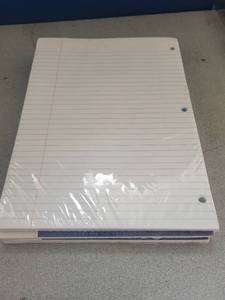 lot 21082 image: 3 pack 150page each college ruled filler paper for binders