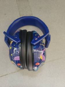 lot 21088 image: Dr. Meter Kids Noise Protection Earmuffs - Space Dinosaur Design