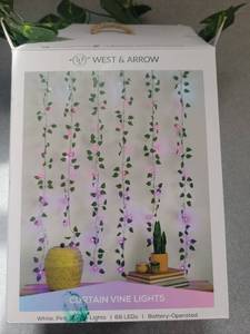 lot 21091 image: West & Arrow LED Curtain Vine Lights
