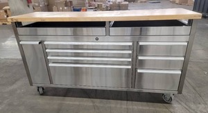 TRINITY 66'' Rolling Workbench
